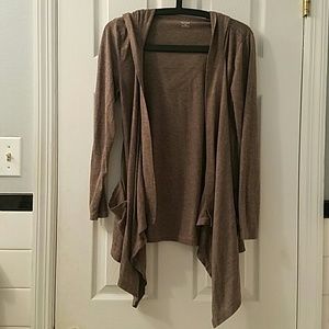 Long Sleeved Cardigan with Hood